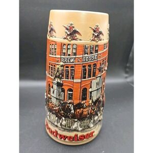 Budweiser "St. Louis Brew House" Beer Stein from the Anheuser-Busch National...